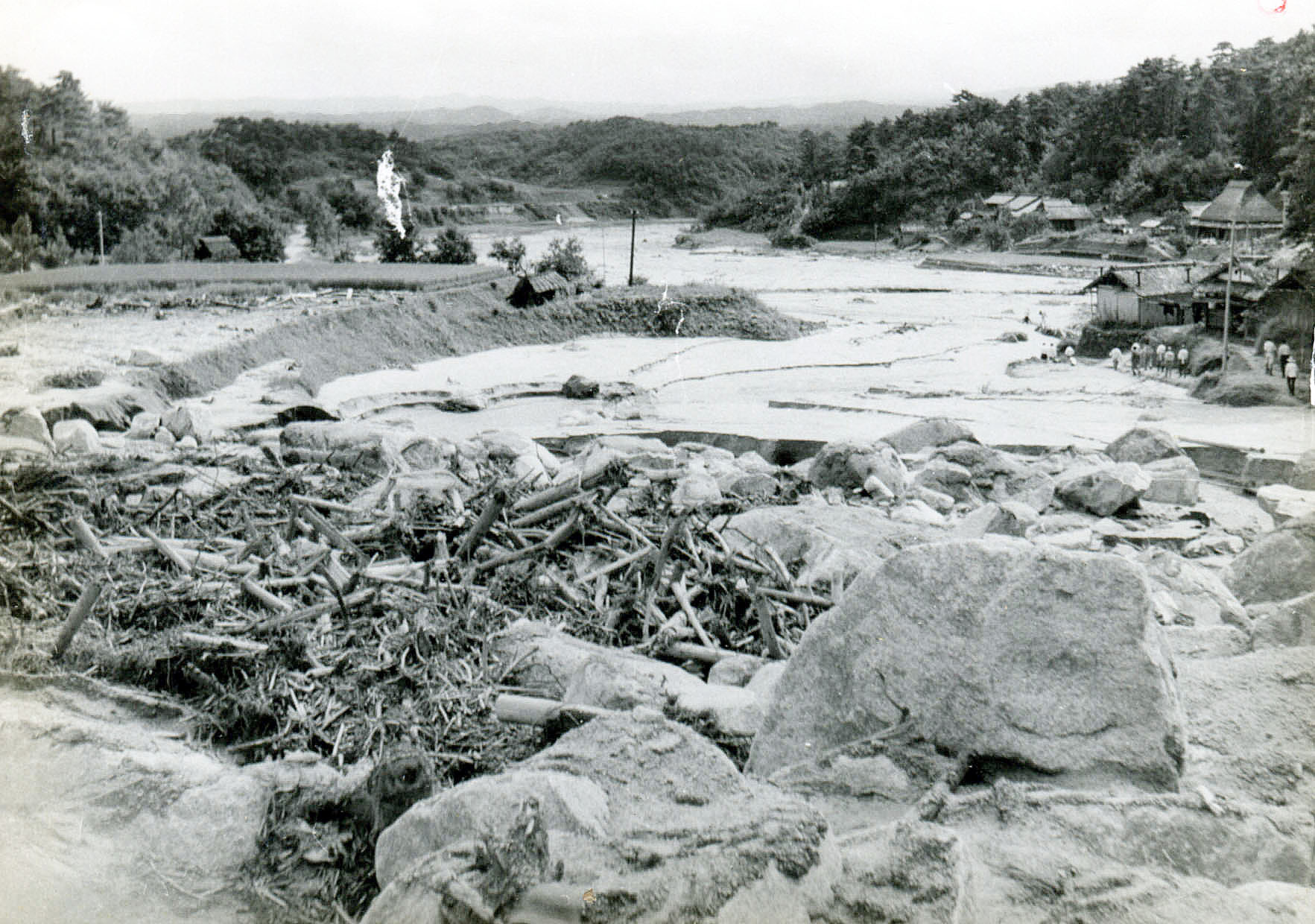 北大河原押原地区(浅子川の氾濫)